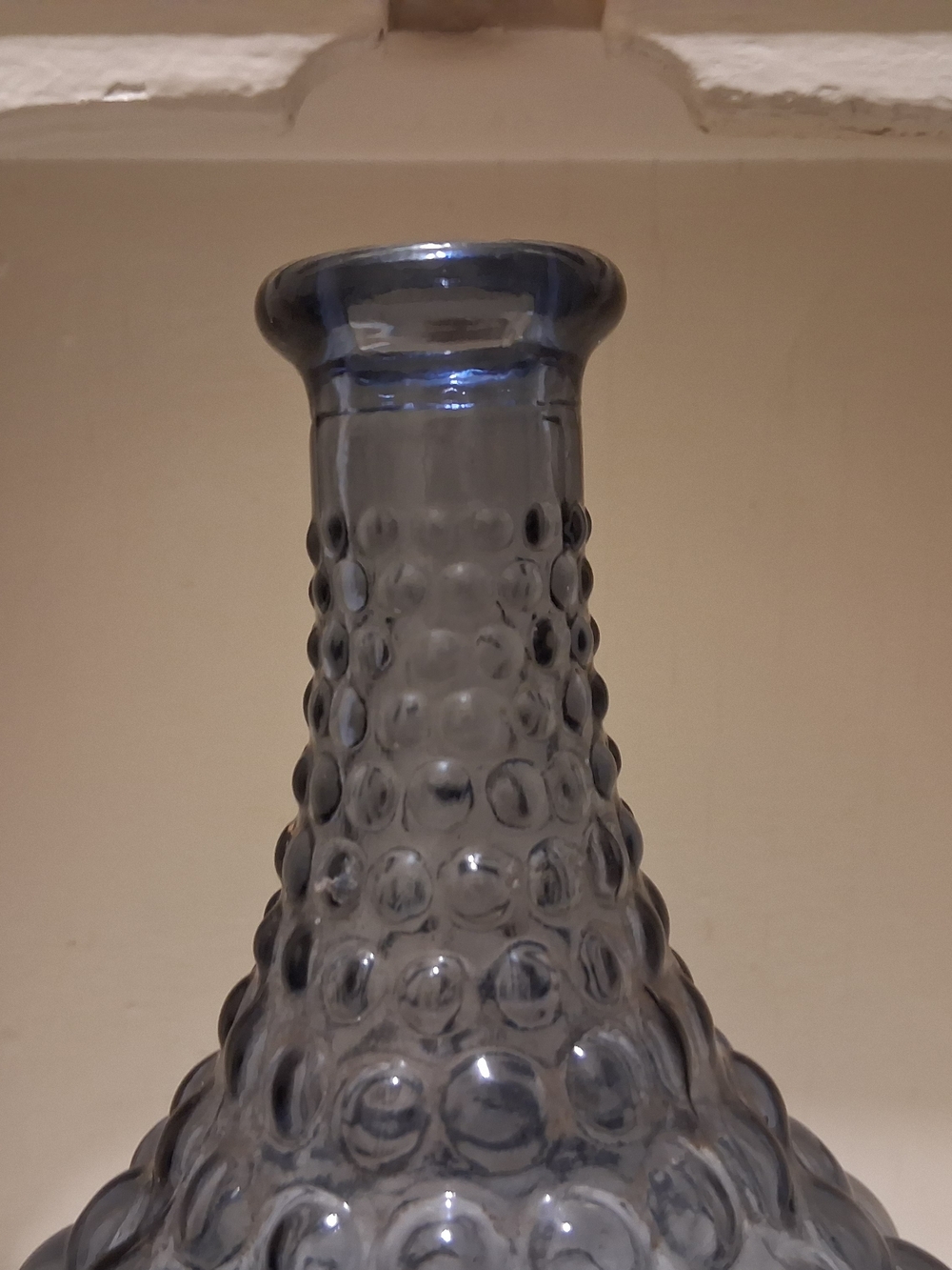 Vintage Empoli Italian "Genie Bottle" Hobnail Vase - Picture 4 of 11